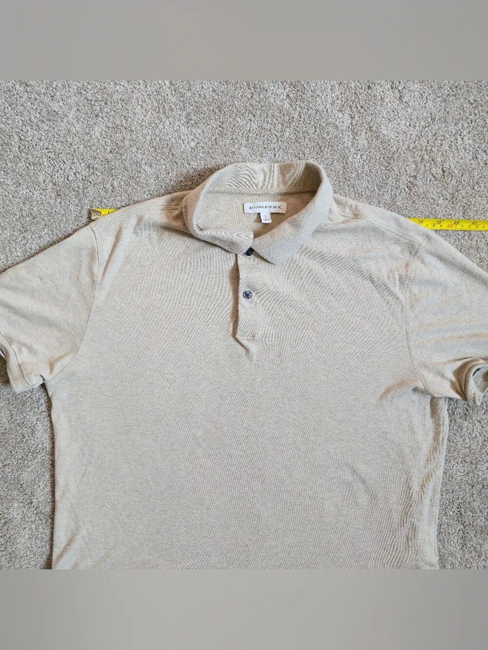 Banana Republic Luxury-Touch Polo Distressed Large